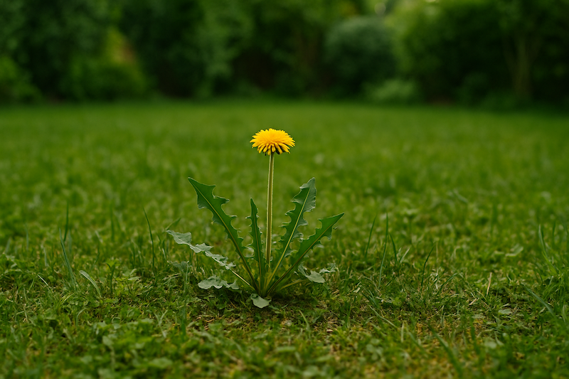 mauvaise herbe jardin