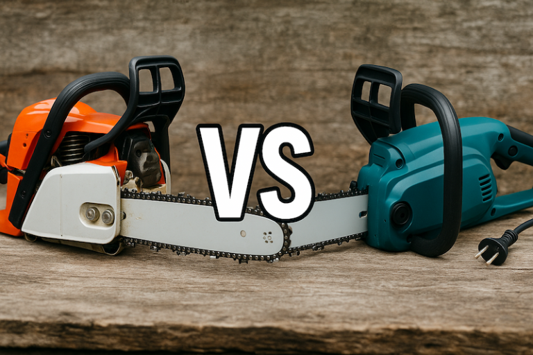 tronconneuse thermique vs electrique