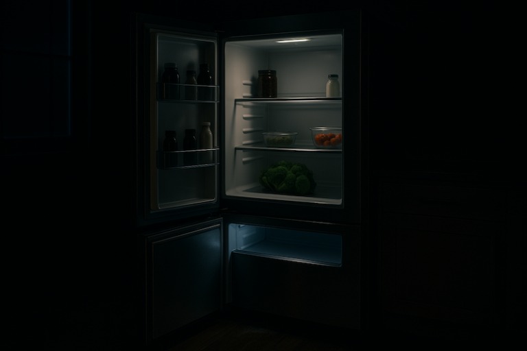 congelateur entrouvert 12h