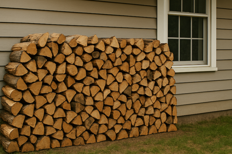 stocker bois chauffage