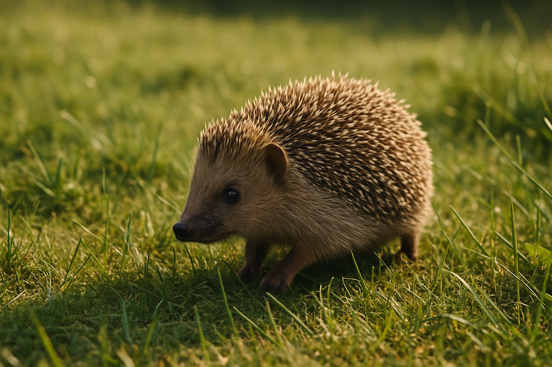 herisson dans le jardin