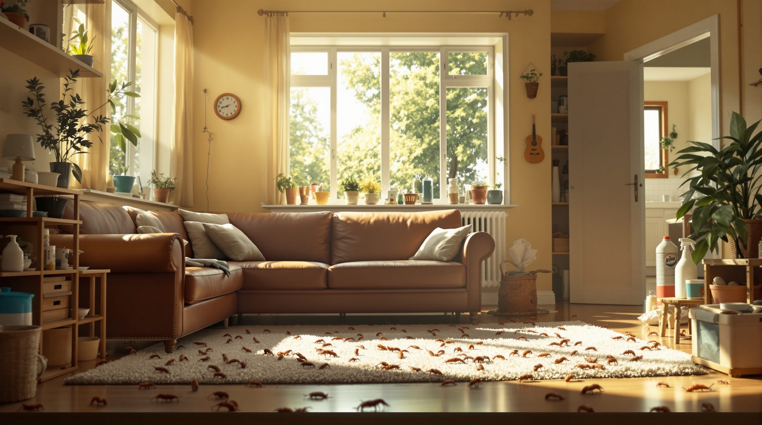 Asticot Dans Une Maison