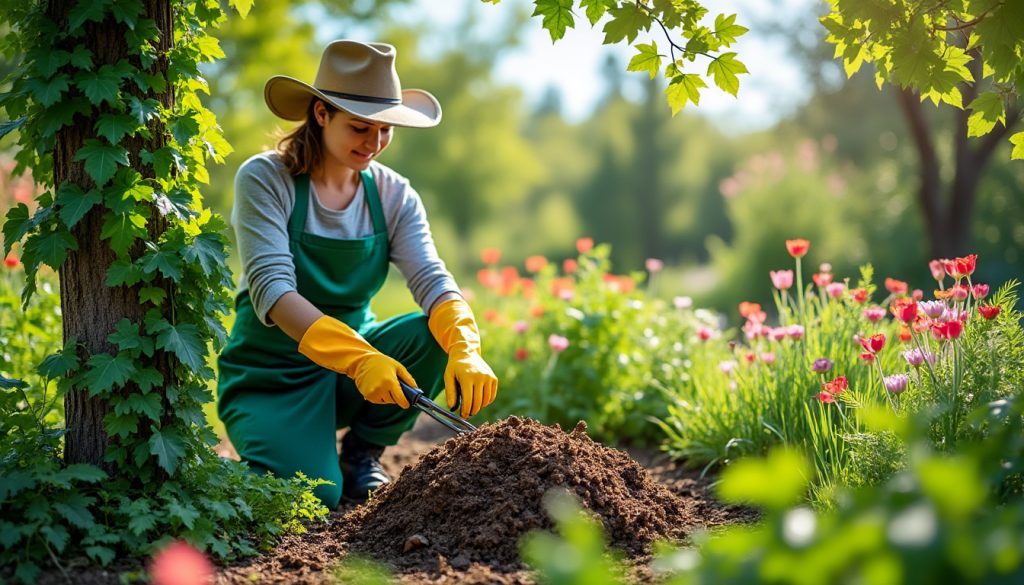 découvrez des méthodes naturelles et efficaces pour éliminer le lierre sans utiliser de produits chimiques. conseils pratiques pour désherber en respectant votre jardin et l’environnement.