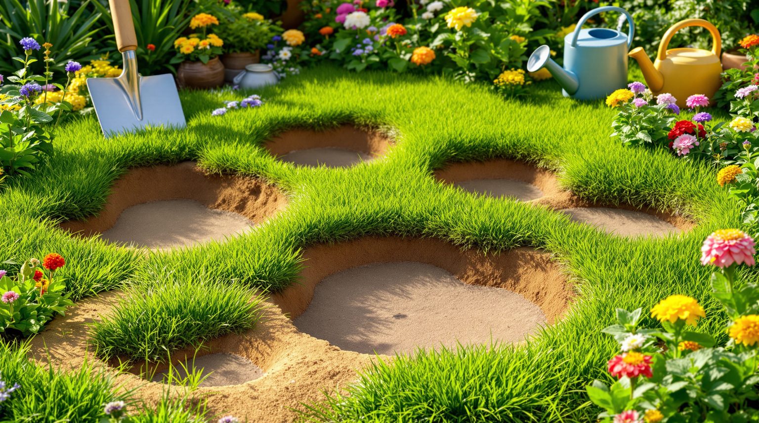 Trous Mystérieux dans le Jardin Causes Invisibles et Astuces pour les — free download