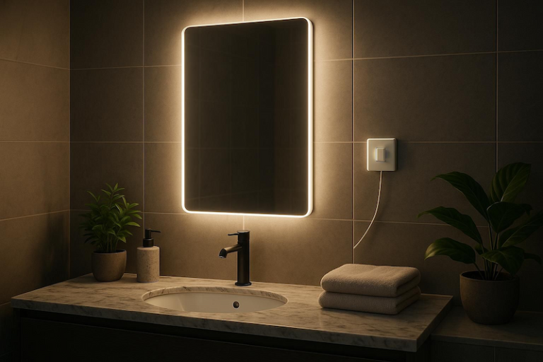 brancher miroir led