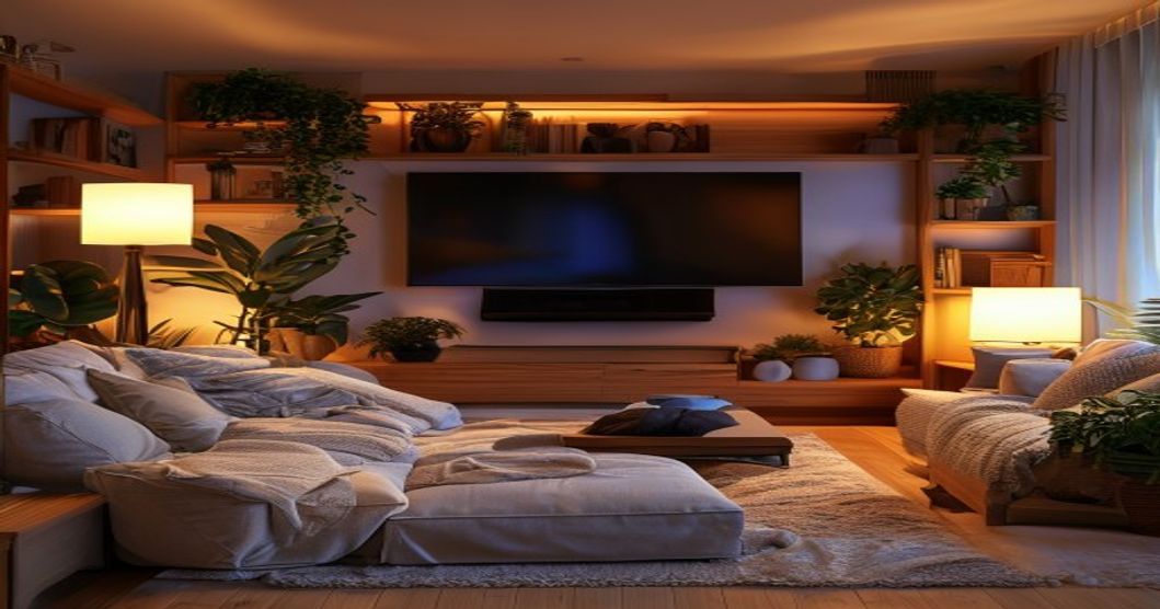 amenager coin tv cosy